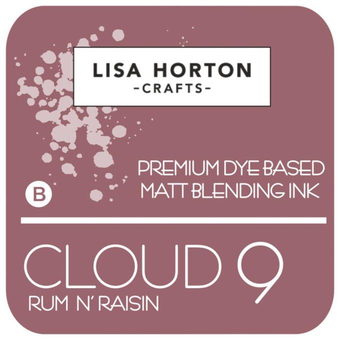 Lisa Horton Craft, cloud 9 - pad encre - Blending ink - couleur Rumn' raisin, grand pad