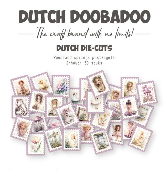 30 Die-cuts, Dutch Doobadoo - Woodland springs