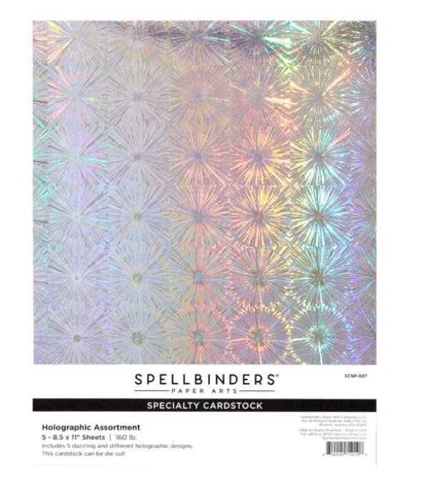 Spellbinders - assortiment de cardstock holographique
