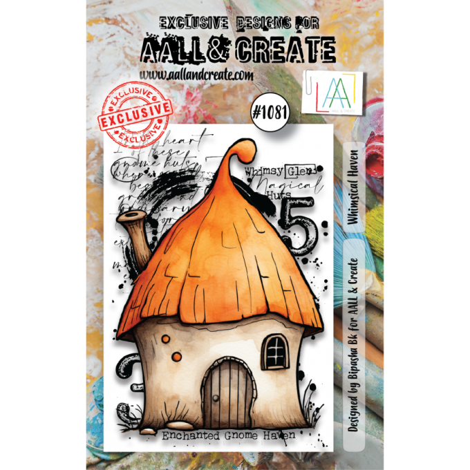 Tampon - AALL&Create - Whimsical haven - dim. de la planche : 7.5x10cm env.