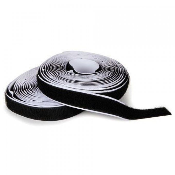 Rouleau auto-agrippant, couleur : noir, Longueur : 4.5m