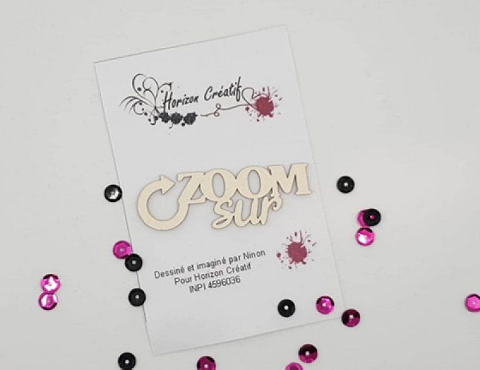 Chipboard Zoom sur , 100% horizon créatif - à l'unité