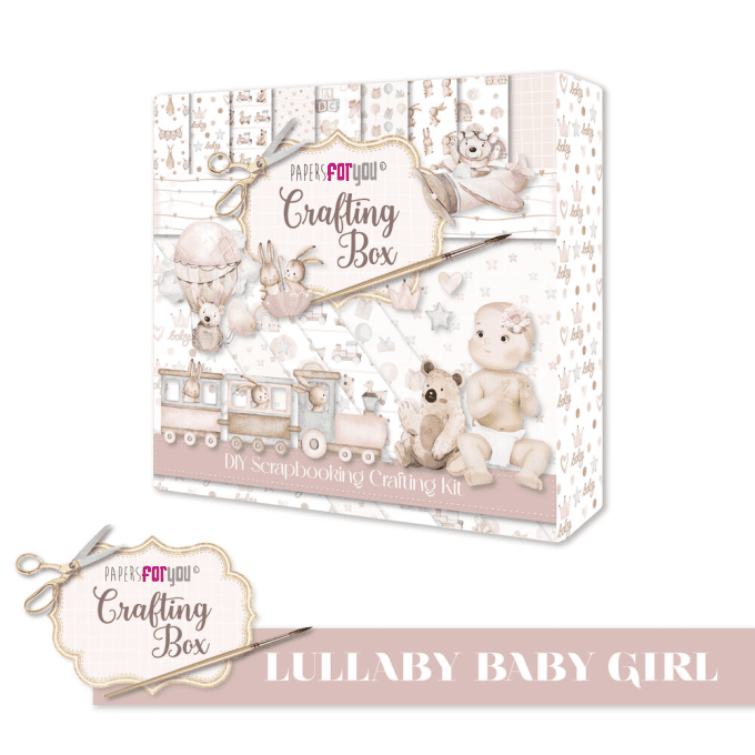 Crafting box, PapersForYou, Lullaby baby girl