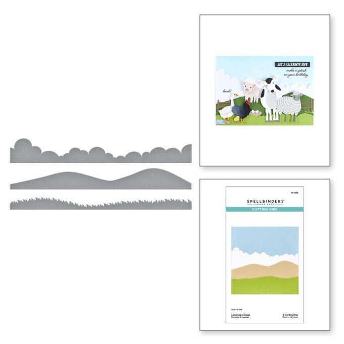 Spellbinders, 3 Dies de bordure, Landscape