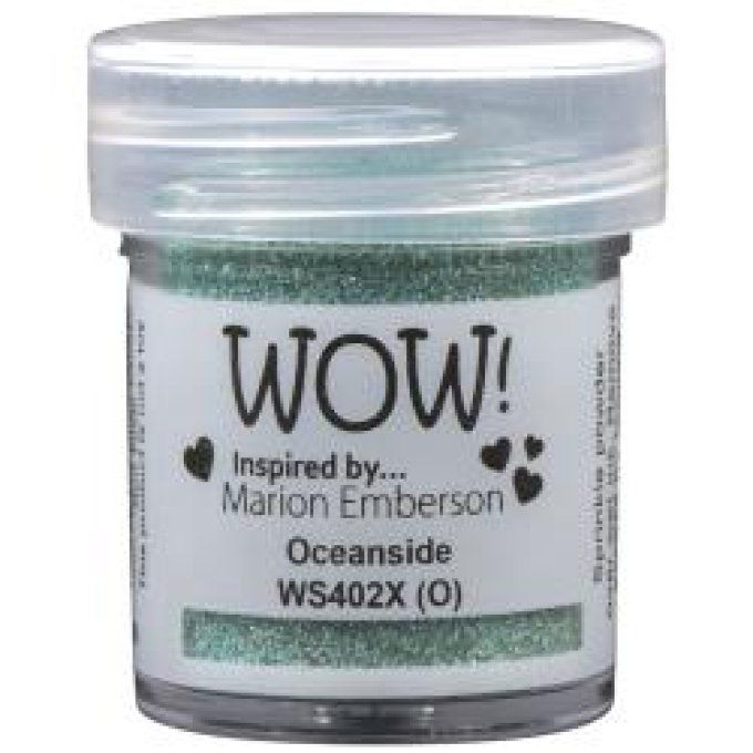 Poudre à embosser, WOW - embossing powder, Oceanside - 15ml environ
