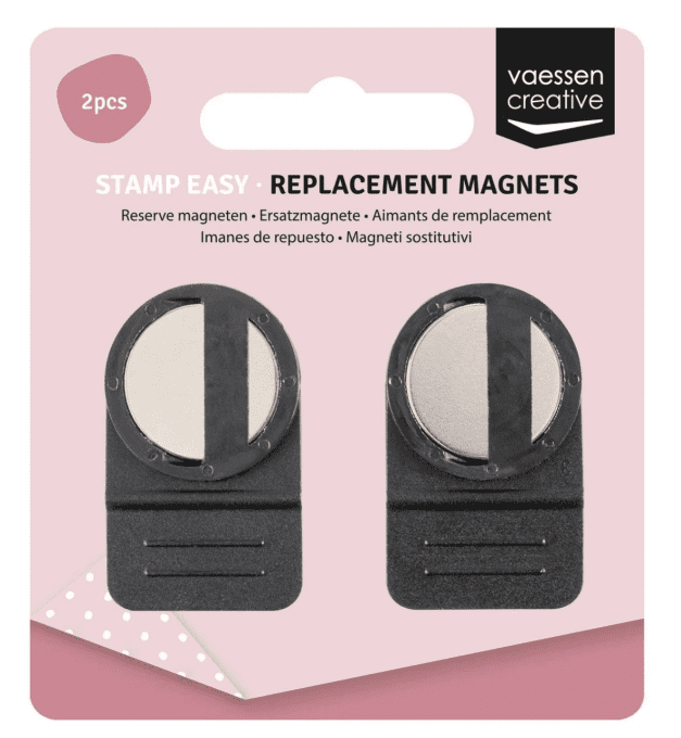 2 aimants de rechange pour Easy stamp, presse à tampon