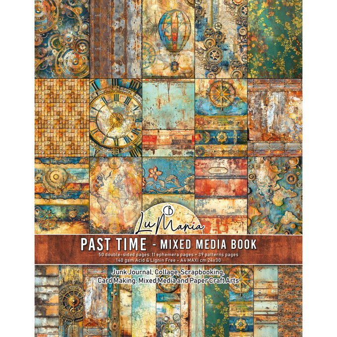 Ciao Bella - Livre Mixed media - Past time - A4 Maxi