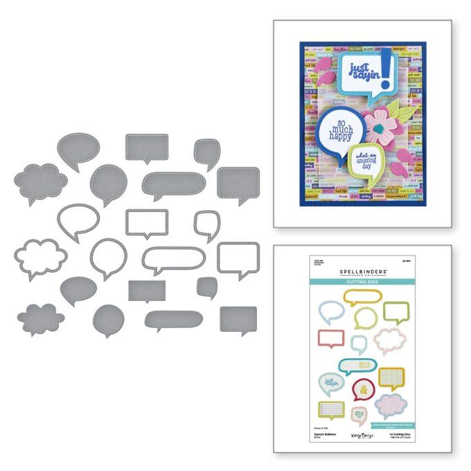 Spellbinders, Dies, Speech bubbles - 14 dies