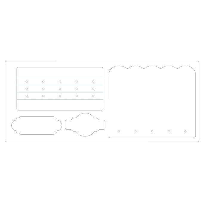 XL Eileen Hull, Die/matrice de découpe, Sizzix - Bigz XL die, handbound journal