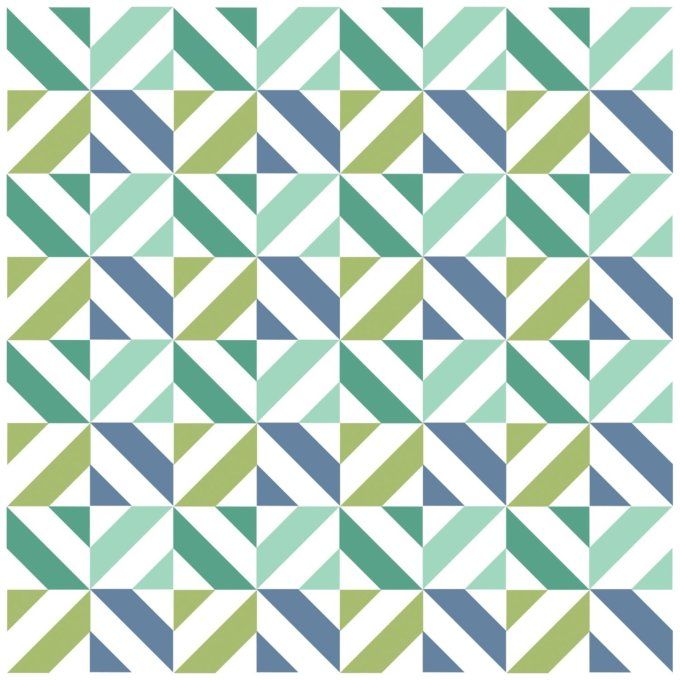 1 pochoir rotatif, Sizzix - Geo blocks