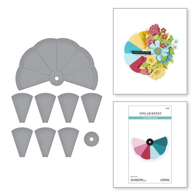 Spellbinders, 4 Dies, Swatch wheel