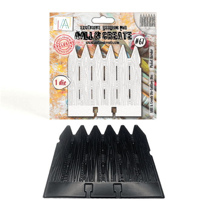1 Die/matrice de découpe, AALL - Picket border