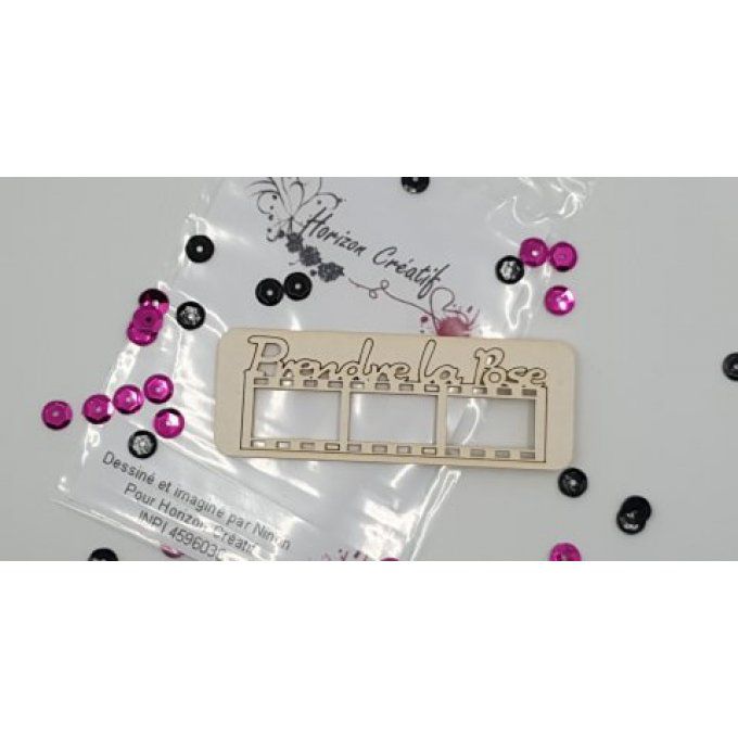 Chipboard Prendre la pose, à l'unité - 100% horizon créatif