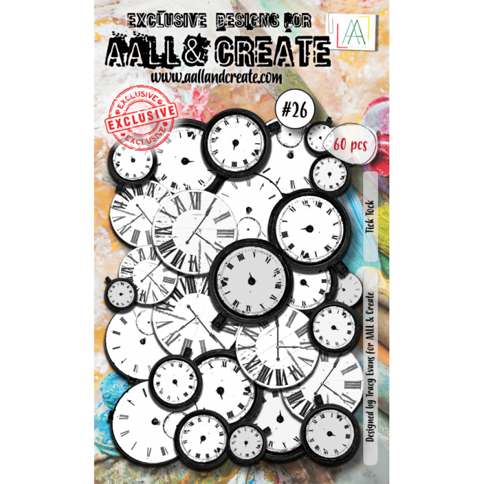 60 die-cuts - AALL&Create - Tick Tock