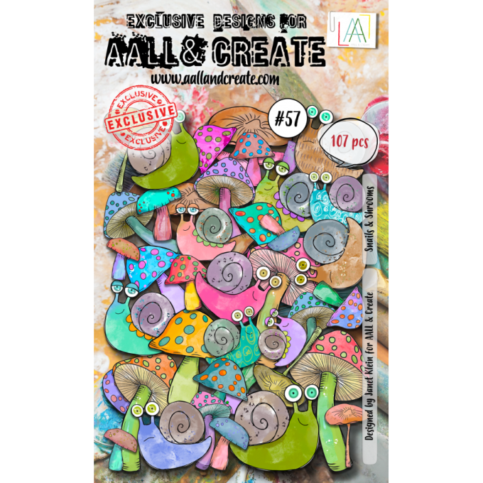 Die-cuts - AALL&Create - Escargots et champignons