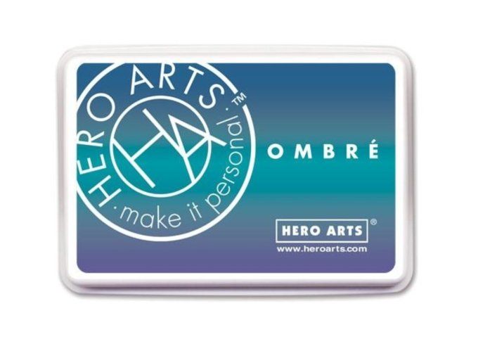 Hero Arts - Ombré, couleur : Ombré mermaid - grand pad