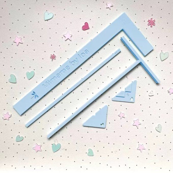 Accessoires pour la création de couverture d'album, couleur Azur