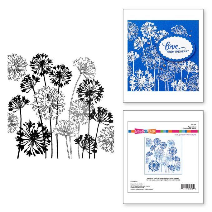 Stampendous, Agapanthus, tampons en caoutchouc