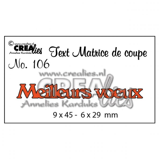 Die/matrice de découpe, Meilleurs voeux