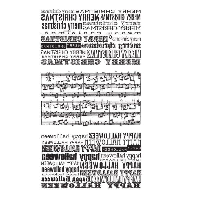 3 Tampons cling/caoutchouc - Stampers anonymous, Seasonal reflections