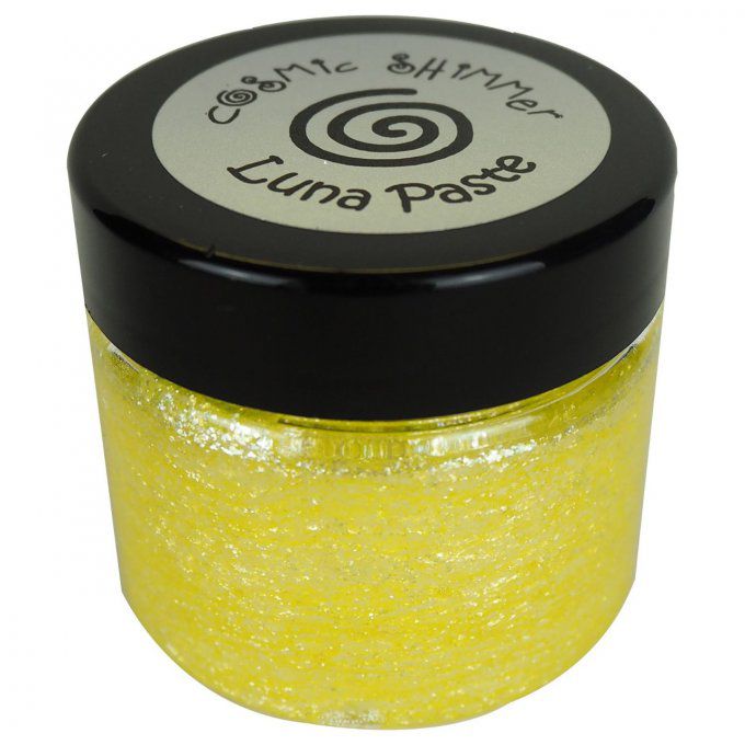 Luna paste, Cosmic shimmer - pâte de texture à effet - couleur : stellar lemon