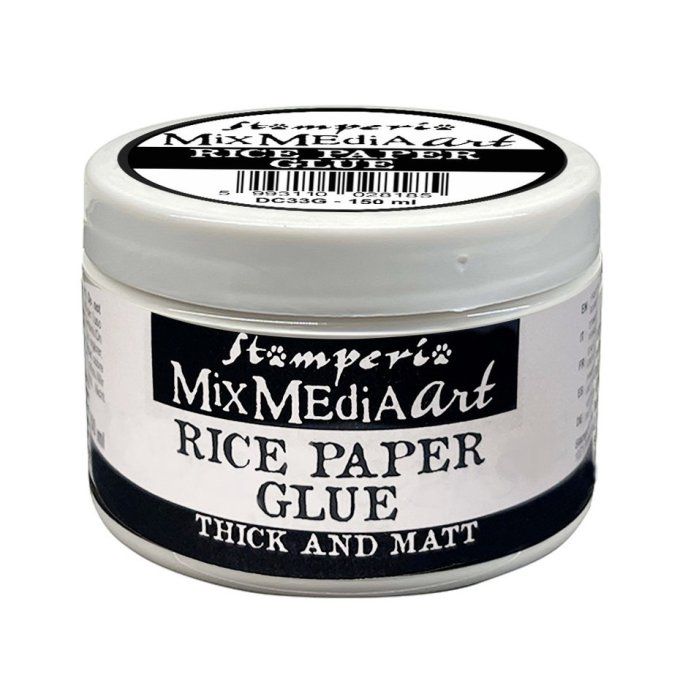 Stamperia - Rice paper glue, colle pour feuille de riz mat - 150ml