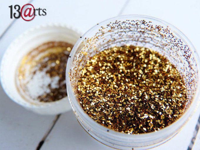 15ml Paillettes couleur or clair, 13@rts