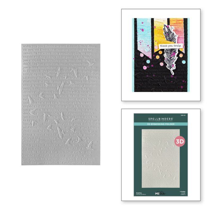 Classeur d'embossage, Spellbinders - Soaring