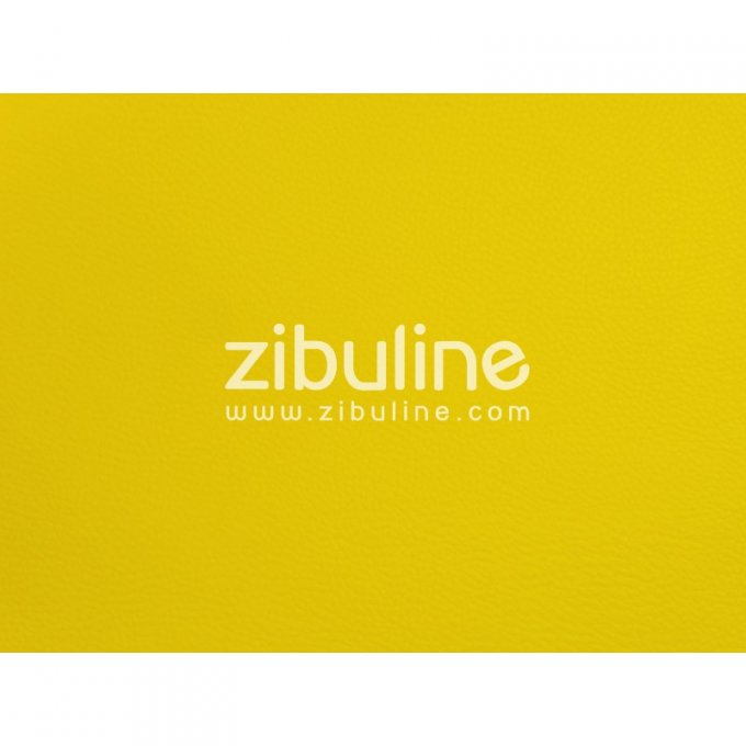 Feuille de simili cuir, couleur Banane, format 20x30cm environ - à l'unité