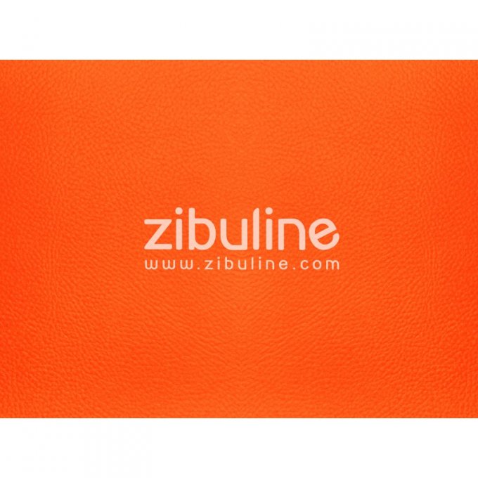Feuille de simili cuir, couleur Orange, format 20x30cm environ - à l'unité