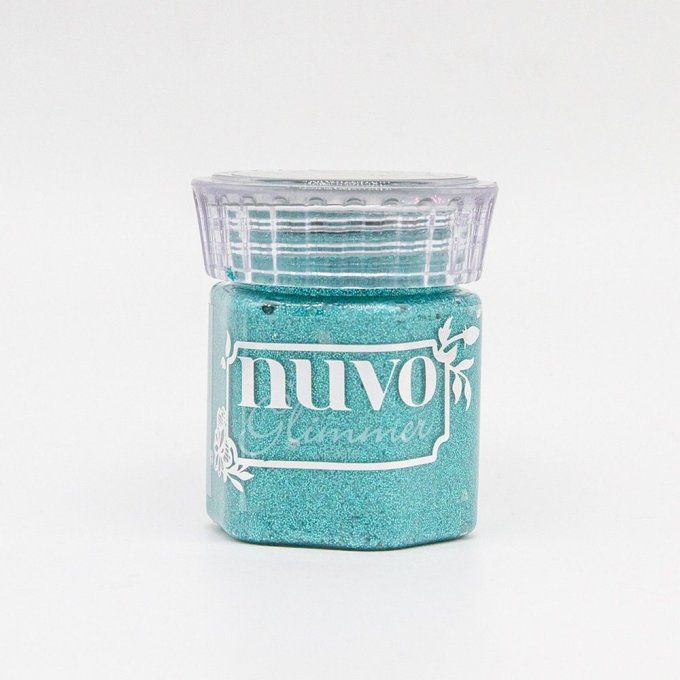 Nuvo, Glimmer paste, couleur Turquoise topaz - 50ml