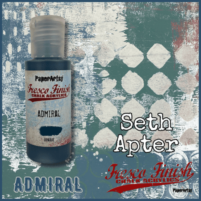 PaperArtsy - Fresco Finish, couleur : Admiral, opaque - 50ml