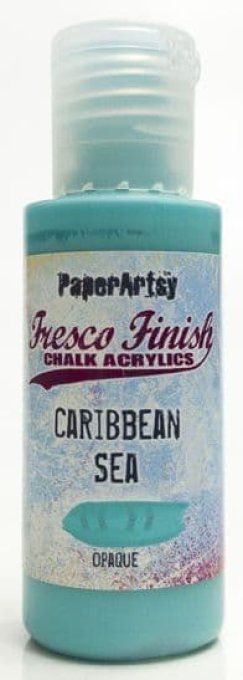PaperArtsy - Fresco Finish, couleur : Caribbean sea, opaque - 50ml