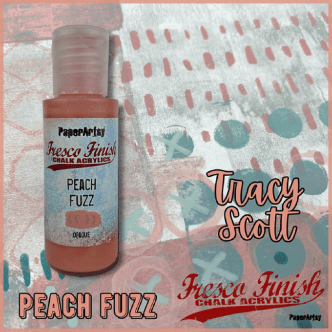 PaperArtsy - Fresco Finish, couleur : Peach Fuzz, opaque - 50ml