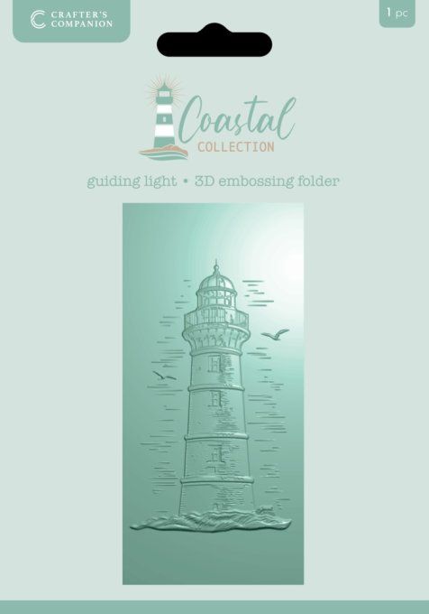 Classeur d'embossage, Crafter's companion - Guiding Light - dimension : 7cm x 14.6cm environ