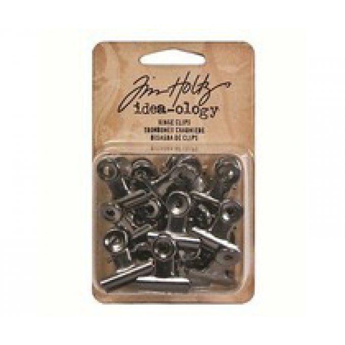 15 pinces métalliques - Tim Holtz