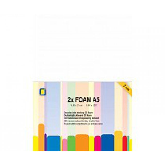 Feuilles de mousse autocollantes, format A5, épaisseur 2mm