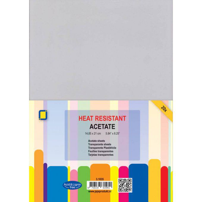 Feuilles d'Acetate , 14.5x21cm