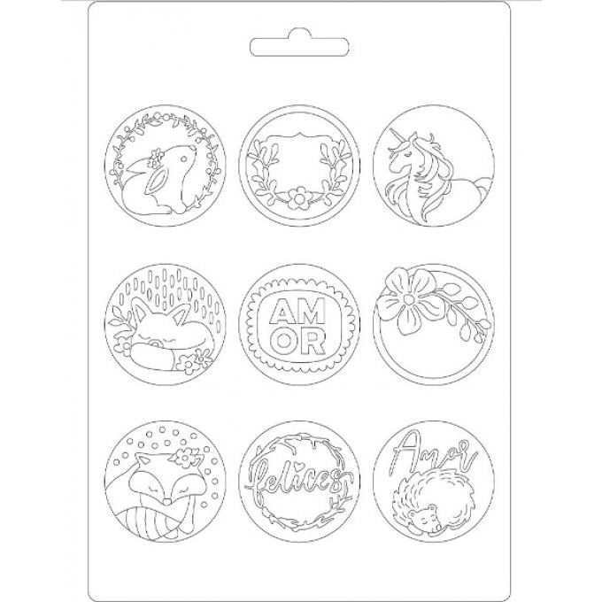 Moule thermoformé, Seamos Felices, Stampéria - format A5