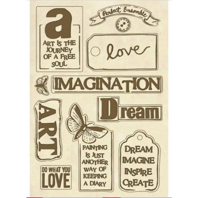 Planche de chipboards, Writings, Stampéria