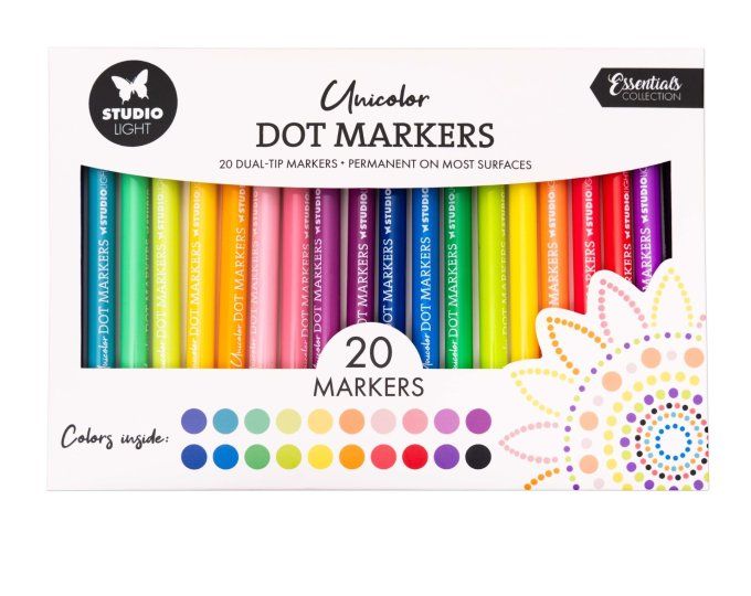 20 feutres, StudioLight - Dot markers