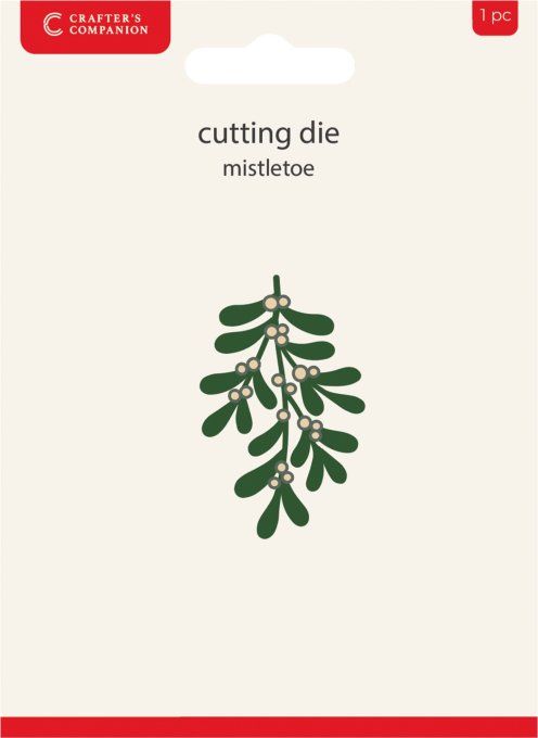 1 Die/matrice de découpe, Crafter's companion - Mistletoe