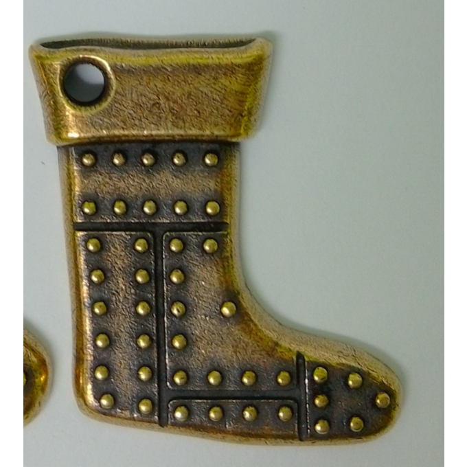 Embellissement Métallique Mitform - Botte de Noël