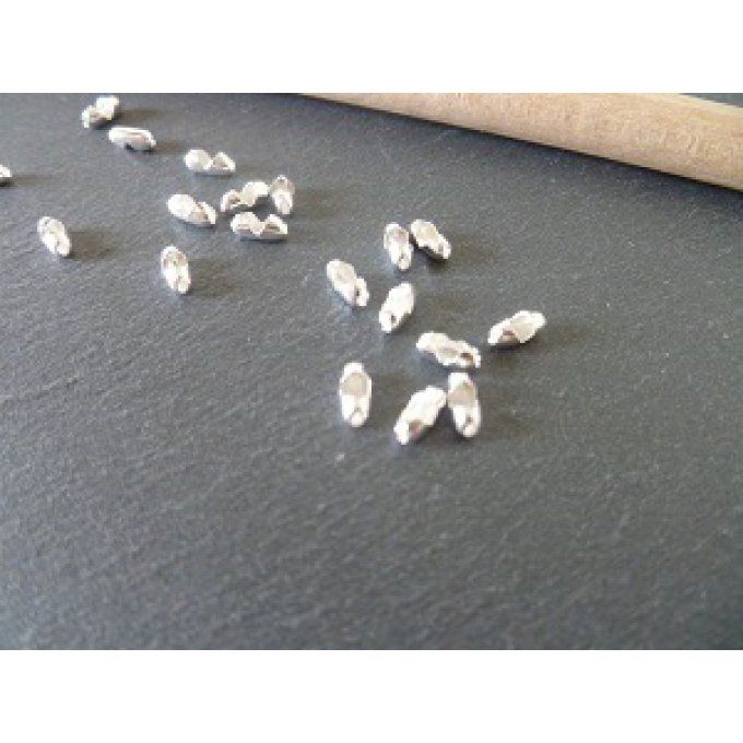 Fermoirs pour chaîne à billes en laiton, x20