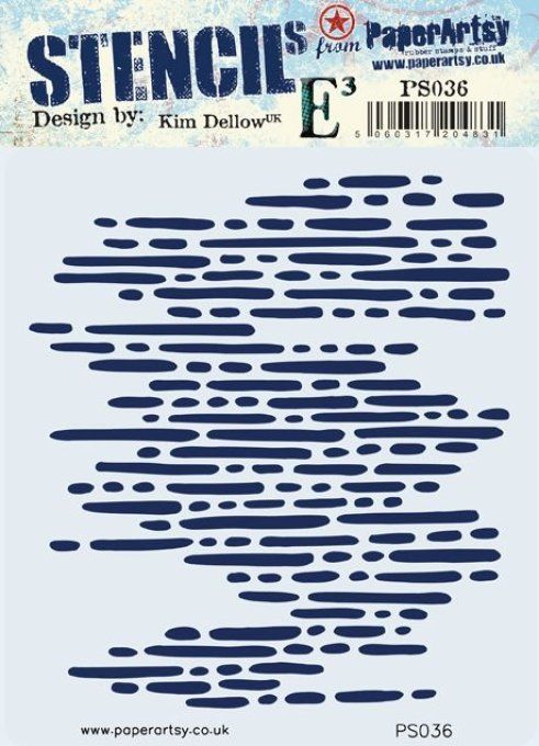 Pochoir - PaperArtsy - Dimension : 16x18cm environ