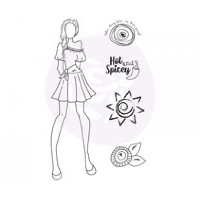 Tampons cling caoutchouc - "Elena" - Prima