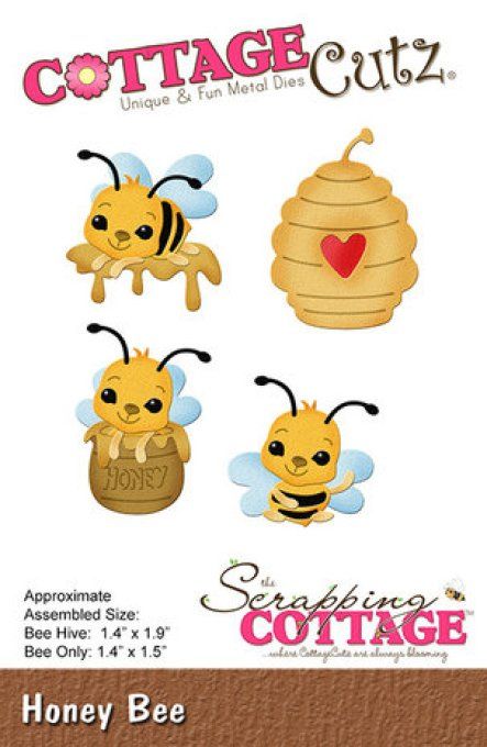 Die, Scrapping Cottage cutz - Honey bee