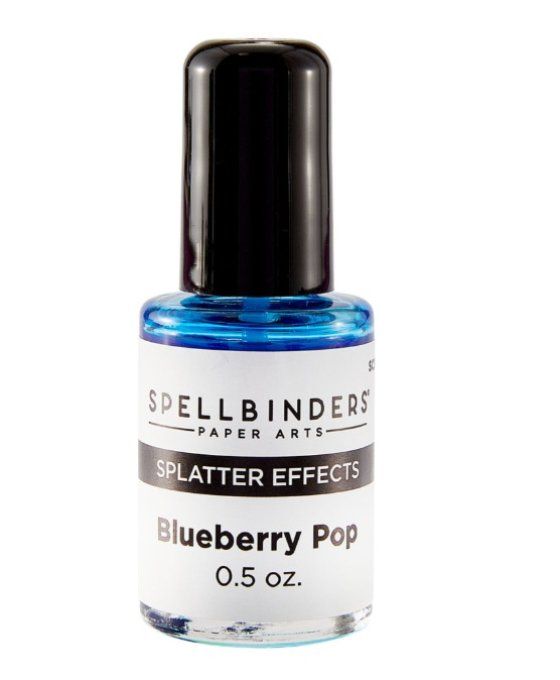 Spellbinders - Splatter effects - blueberry pop - 14ml environ