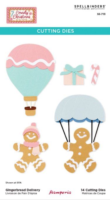 Stamperia/Spellbinders - Livraison de pain d'épices - 14 dies