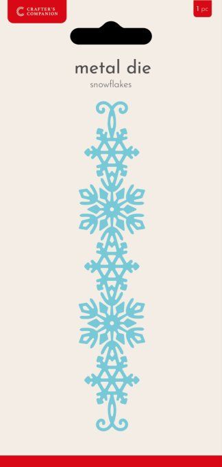 1 Die/matrice de découpe, Crafter's companion - Snowflakes
